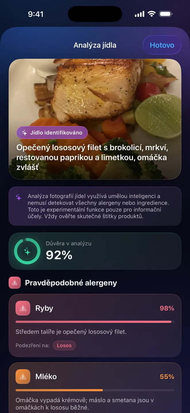 Analýza jídla — Vyfoťte talíř, ne obal