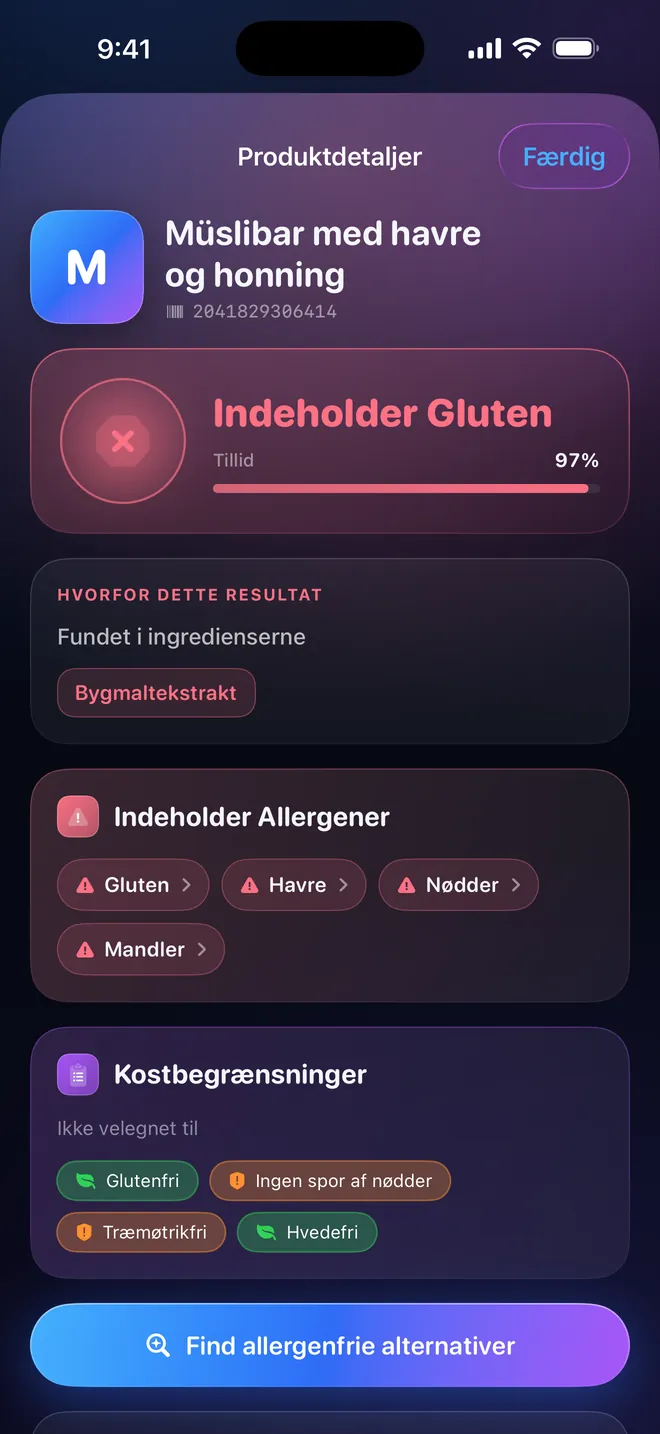 Stregkoderesultat — En afgørelse, og grunden til den