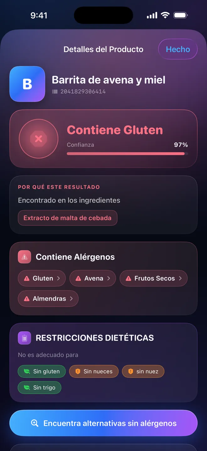 Resultado del escaneo — Un veredicto, y su motivo