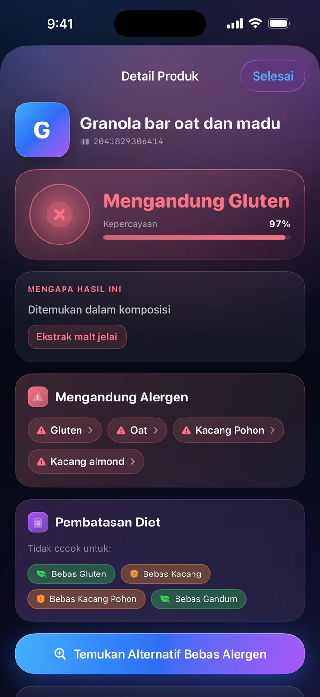 Hasil barcode — Sebuah keputusan, dan alasannya