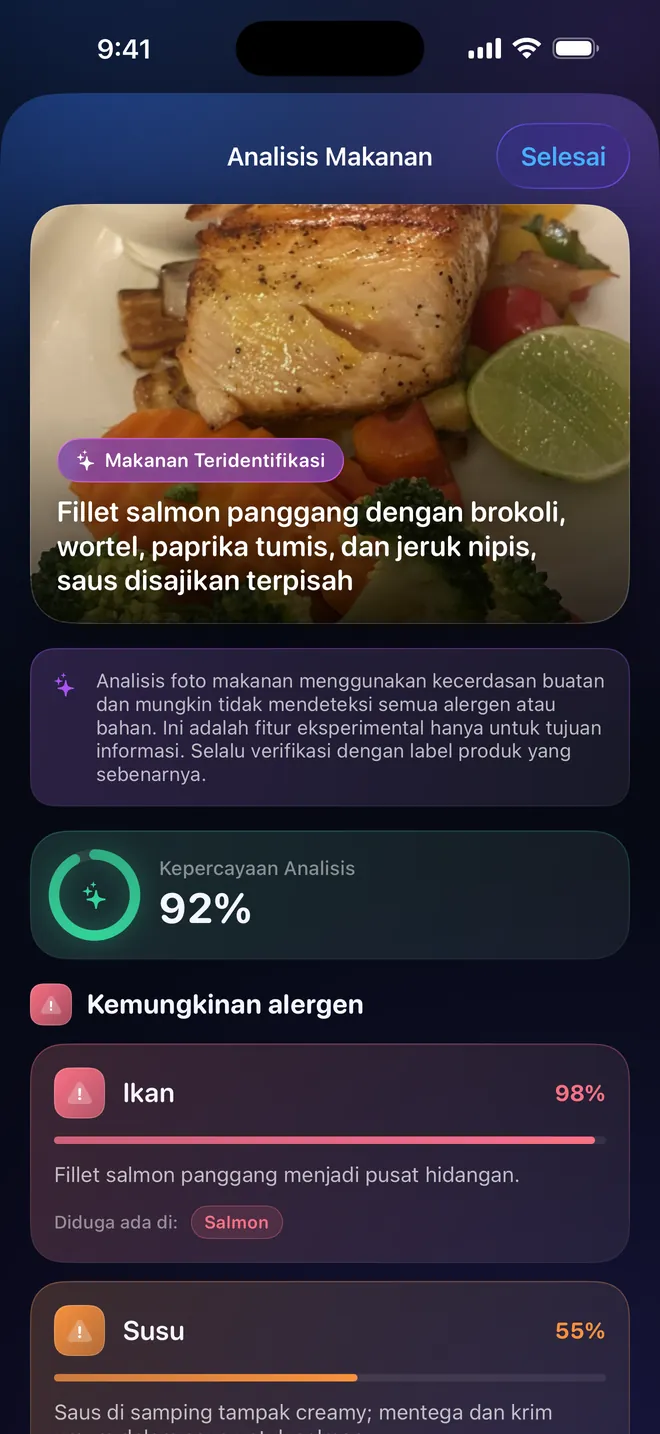 Analisis hidangan — Foto piringnya, bukan kemasannya
