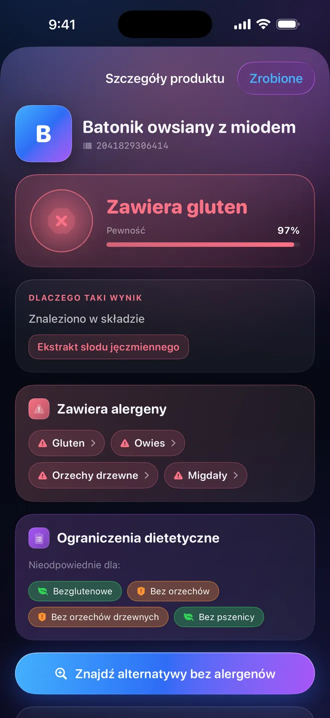 Wynik skanowania — Werdykt i jego uzasadnienie