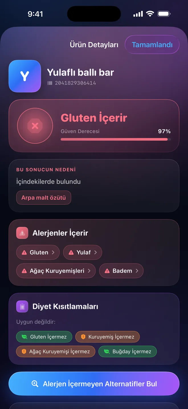 Barkod sonucu — Bir karar ve gerekçesi